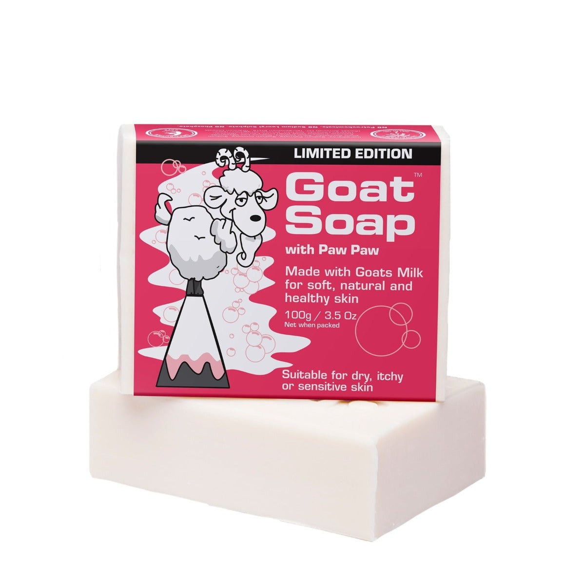 Goat is GOAT Goat Milk Soap with Paw Paw, 100g