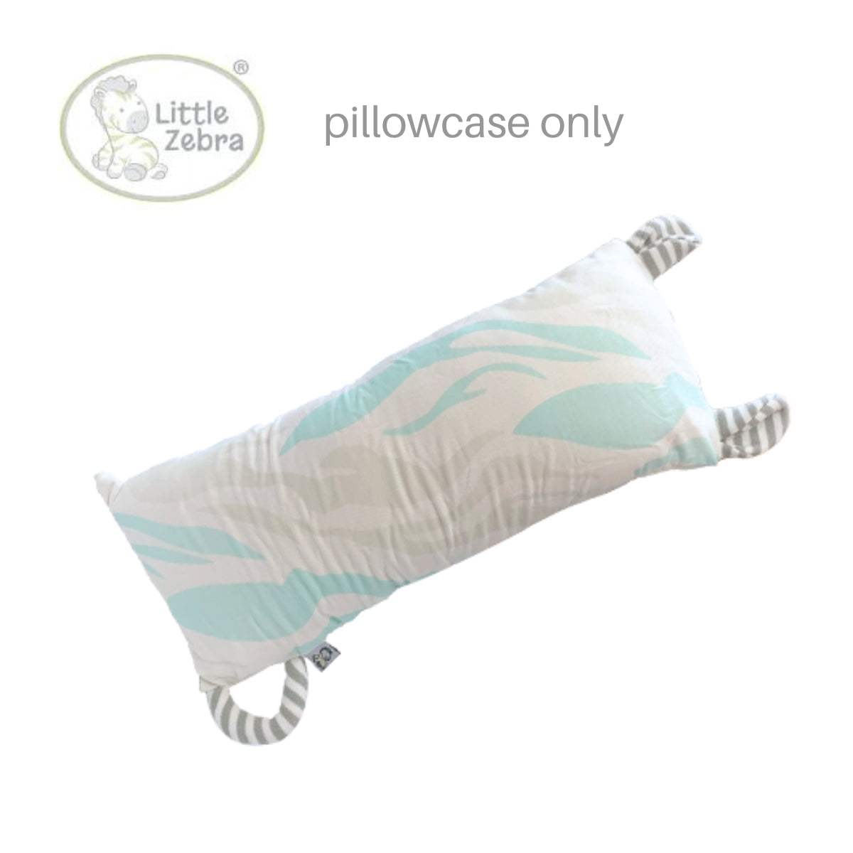 Little Zebra Hug Hug Pillow Case (Size M, 17 x 39cm) - 2 Colors Stripes