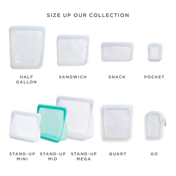 Stasher Reusable Silicone Stand-Up Mid Bag (1.6L)