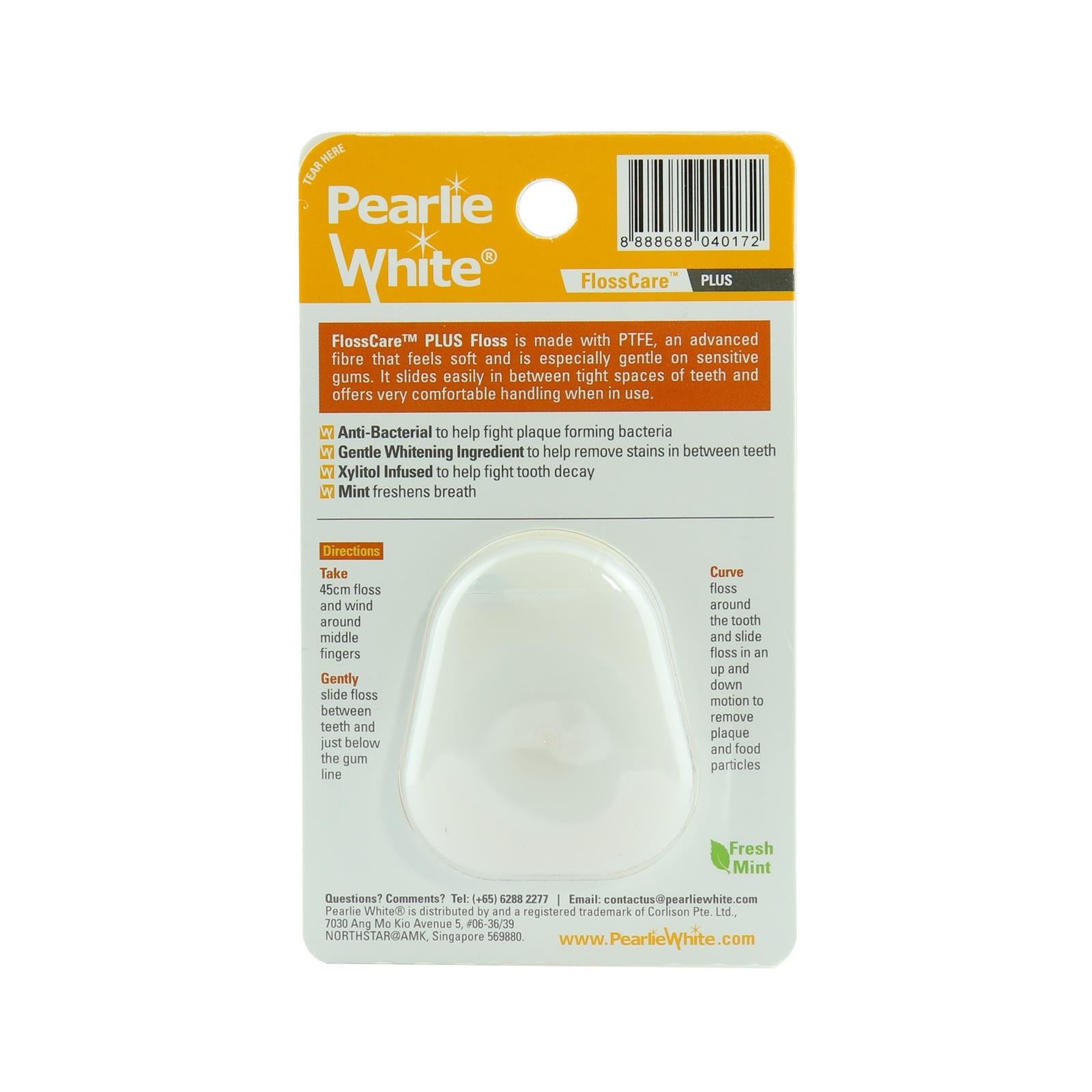 Pearlie White FlossCare Plus PTFE Mint Floss (50m)