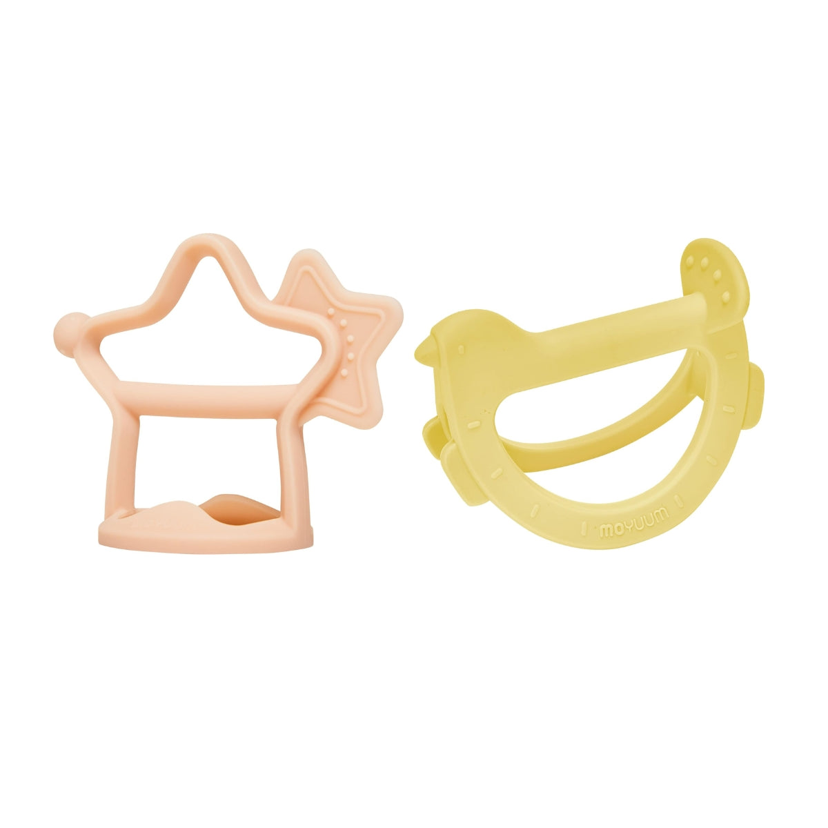 Moyuum Silicone Baby Wristband Teether Gift Set (2 Teethers + 1 Case) - 5 Designs - Pupsik Singapore