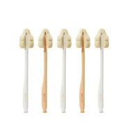 Moyuum Long-Handle Baby Bottle and Nipple Sponge Brush Set, 5pk