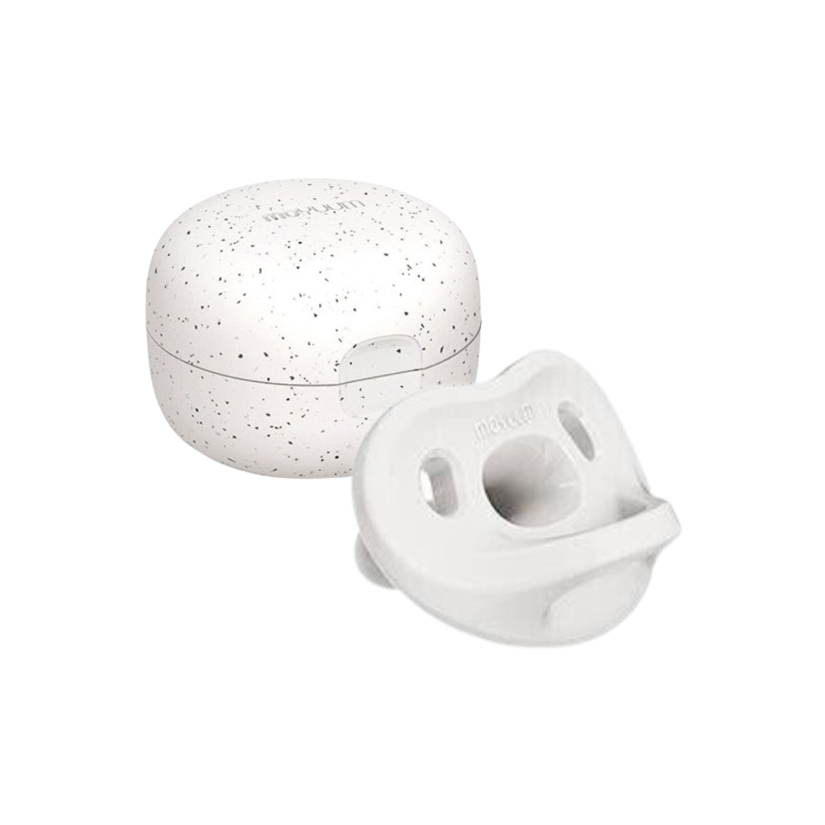 Moyuum All-Silicone Macaron Pacifier with Case, 6M+ (4 Colors) - Pupsik Singapore