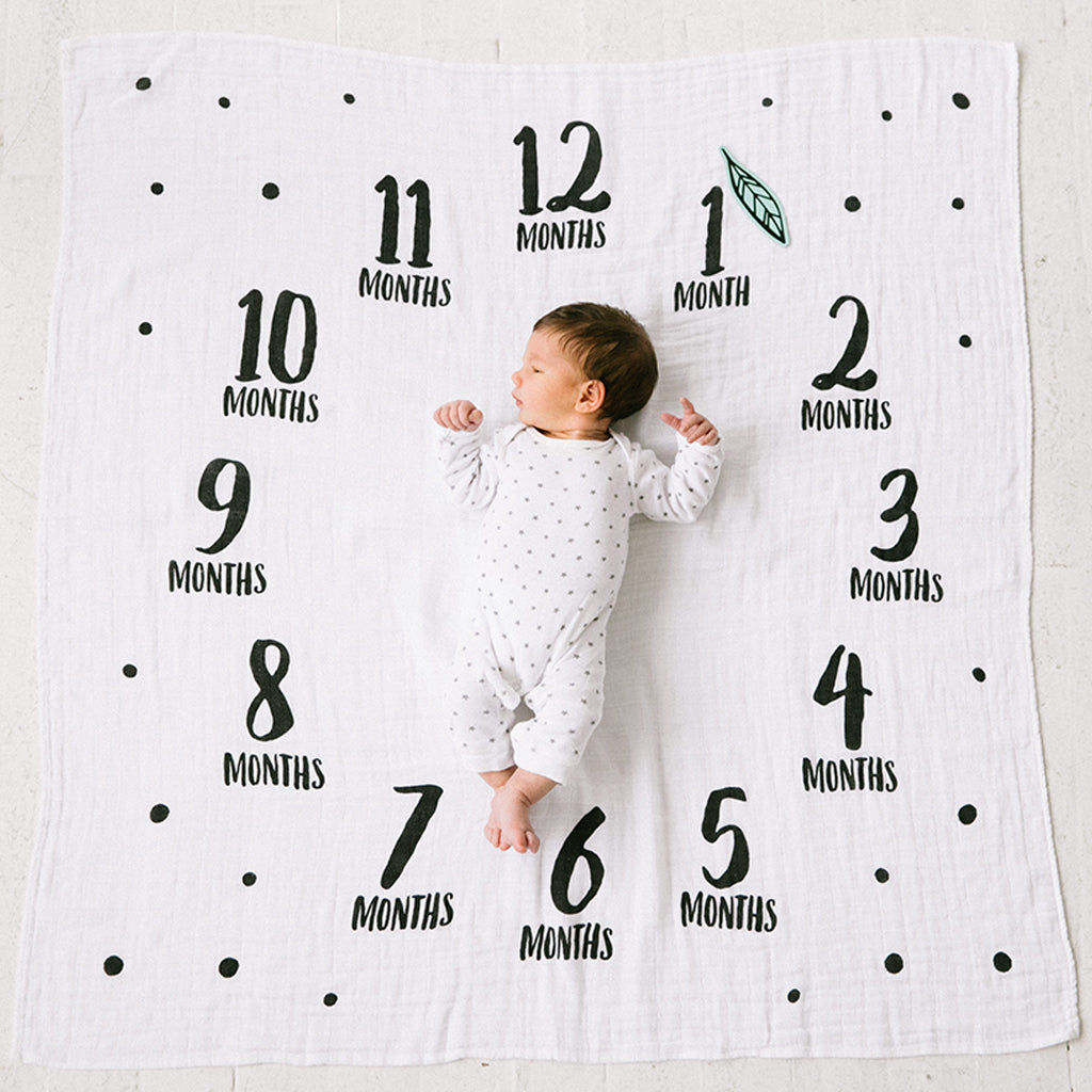 Pearhead Watch Me Grow Milestone Blanket