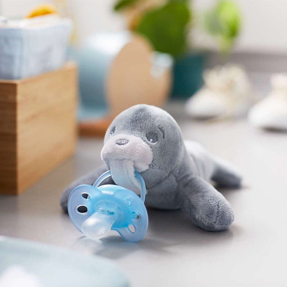 Philips Avent Ultra Soft Snuggle Pacifier (4 Designs) - Pupsik Singapore