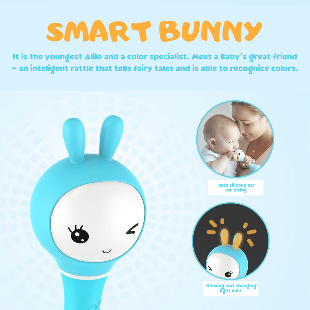 Alilo Smarty Shake & Tell Interactive Rattle - Pink