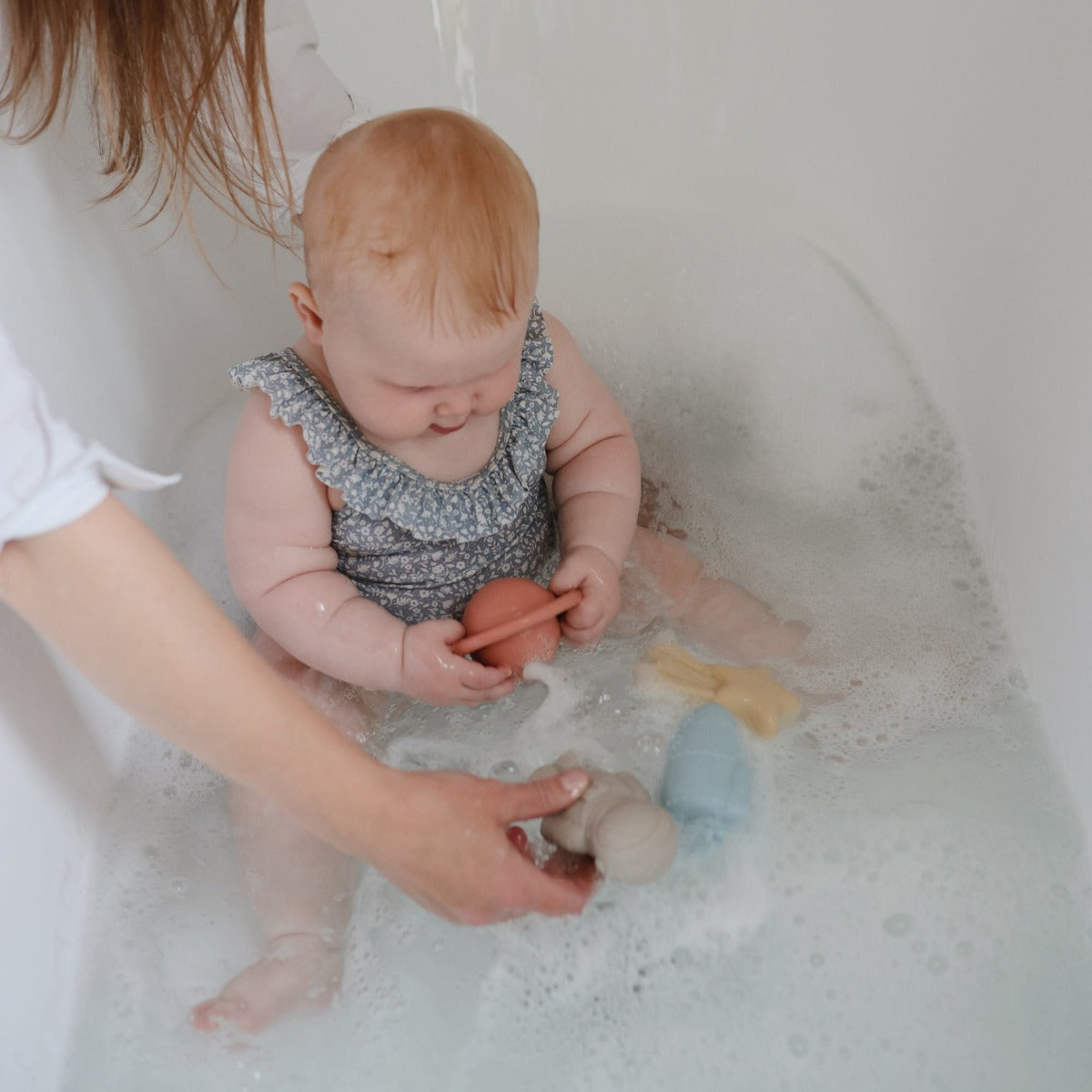 Mushie Mold Free Bath Play Set, 4pcs (3 Designs) - Pupsik Singapore
