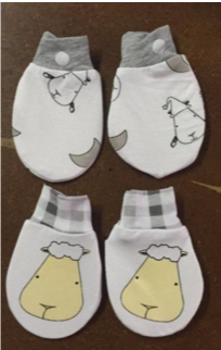 Baa Baa Sheepz Mittens (2 pairs) - 3 Designs - Pupsik Singapore