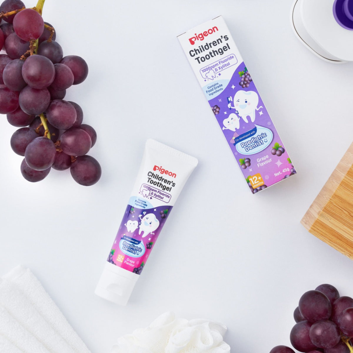 Pigeon Children's Toothgel, 45g - Grape (Exp 03/28)