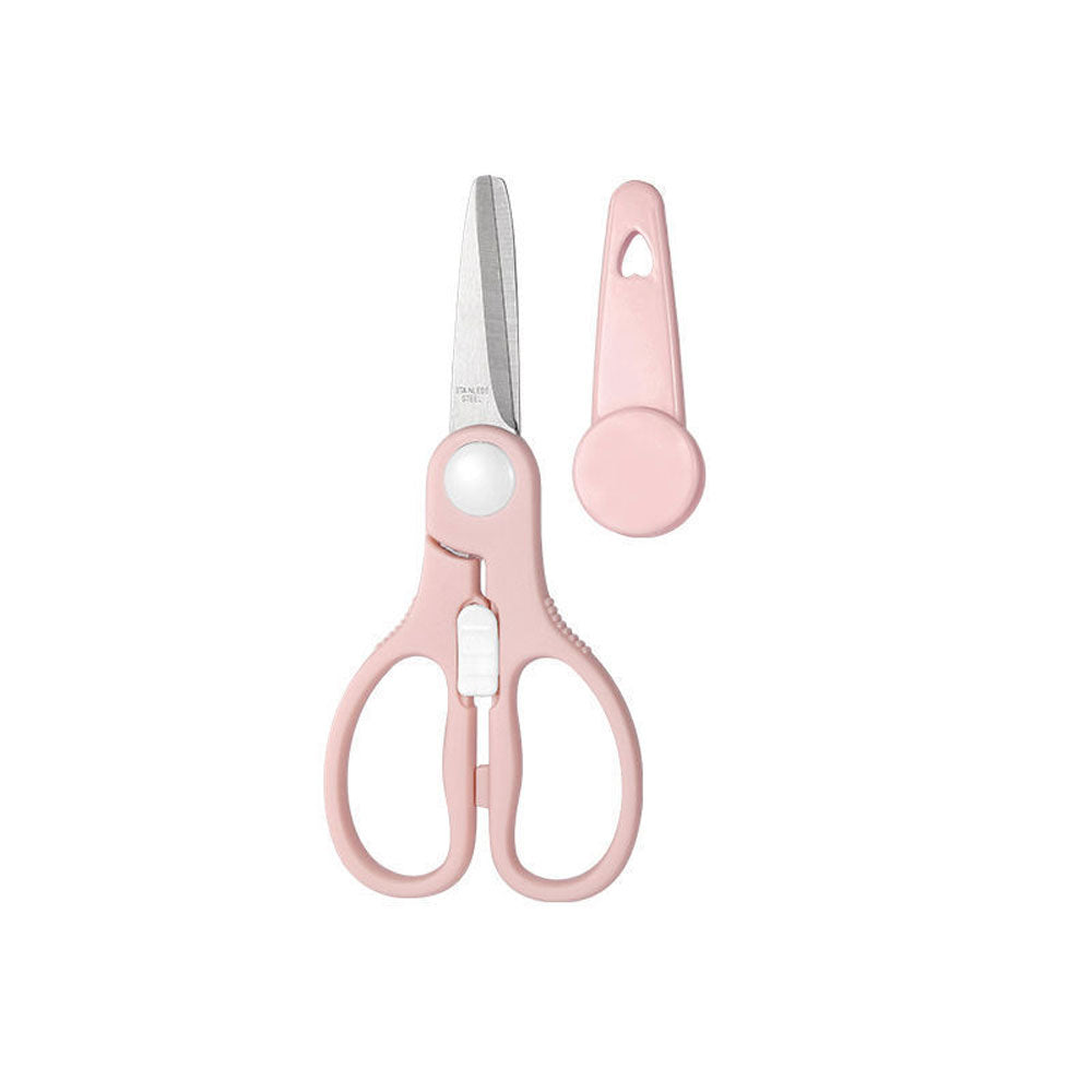 Biomom Stainless Steel Baby Food Scissors with Travel Case (2 Colors)