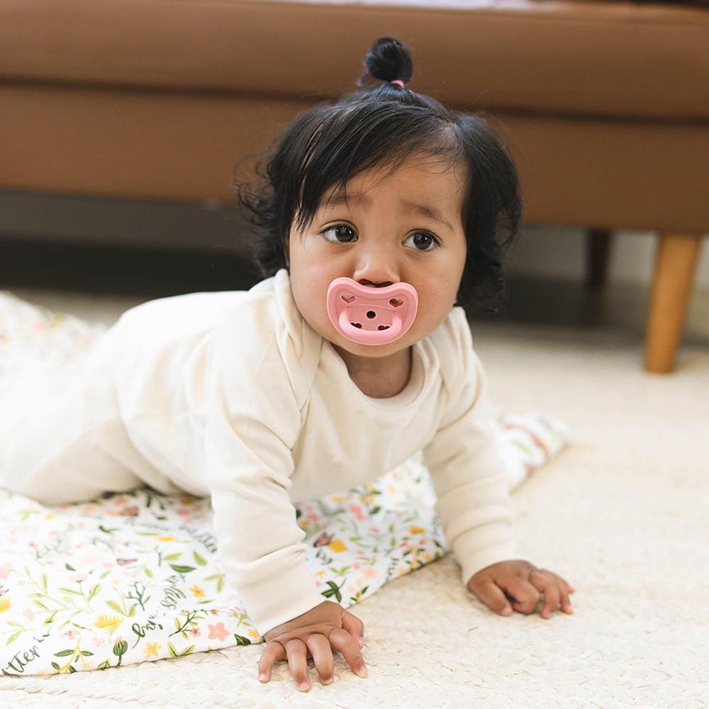 Bebe Au Lait Natural Rubber Pacifiers 2pk, 3-36M, (4 Colours) - Pupsik Singapore