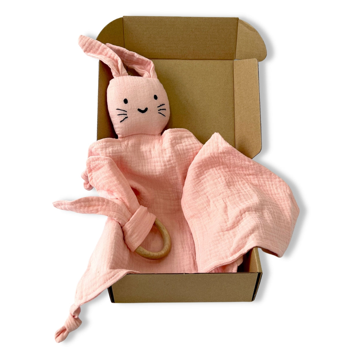 A, Apple Pie Snuggle Bunny Baby Gift Set (5 Colors) - Pupsik Singapore