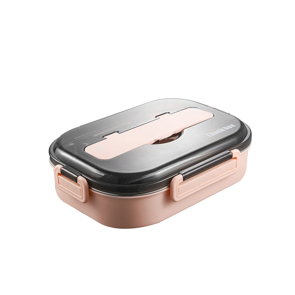 Biomom 3-Compartment Lunch Box - Pink