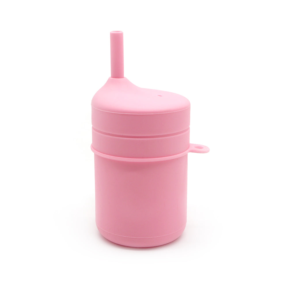 Biomom Silicone Training Straw Cup, 180ml (12 colors) - Pupsik Singapore