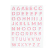 Pupsik Alphabet Sticker - Pink