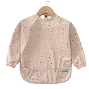 Biomom Baby Smock Bib - Pink Terrazzo (2 Sizes)