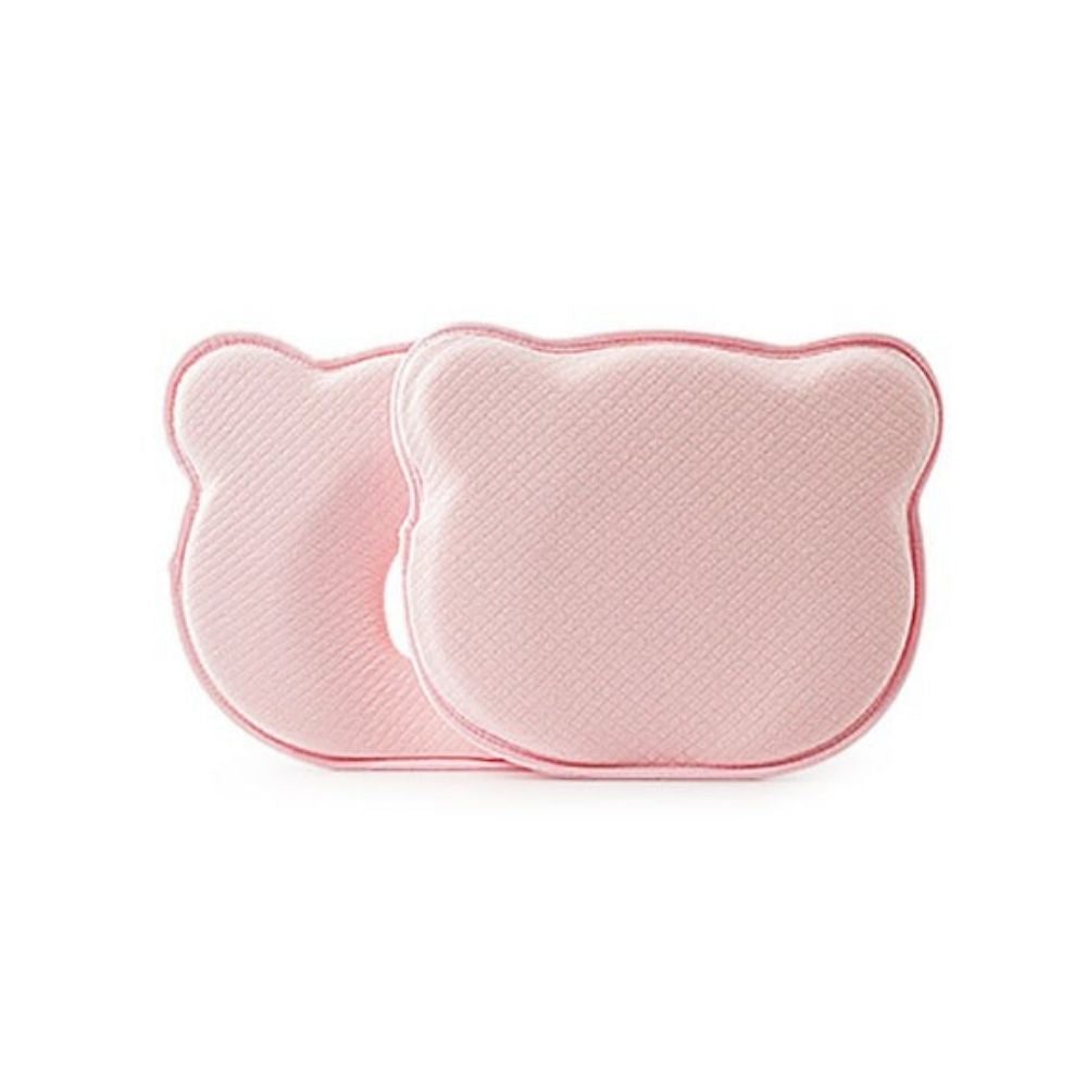 MPJ Bear Memory Foam Baby Flat Head Pillow w/ Removable Cover (3 Colours) - Pupsik Singapore