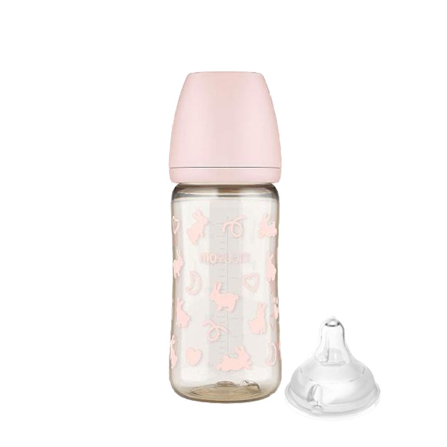 Moyuum PPSU All-in-One Feeding Bottle with Teats, 270ml (4 Designs) - Pupsik Singapore