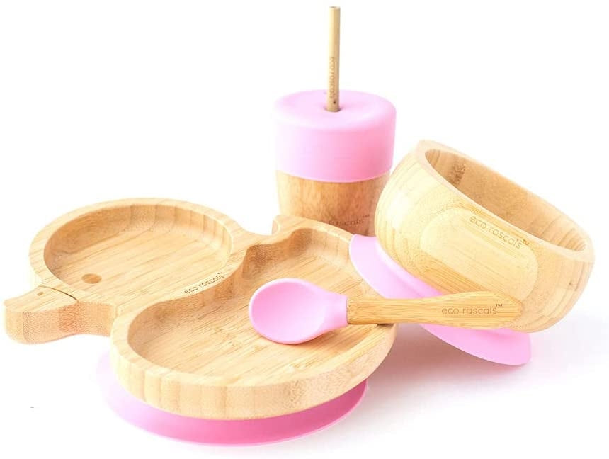 Eco Rascals Duck Tableware Gift Set (4 Colors) - Pupsik Singapore
