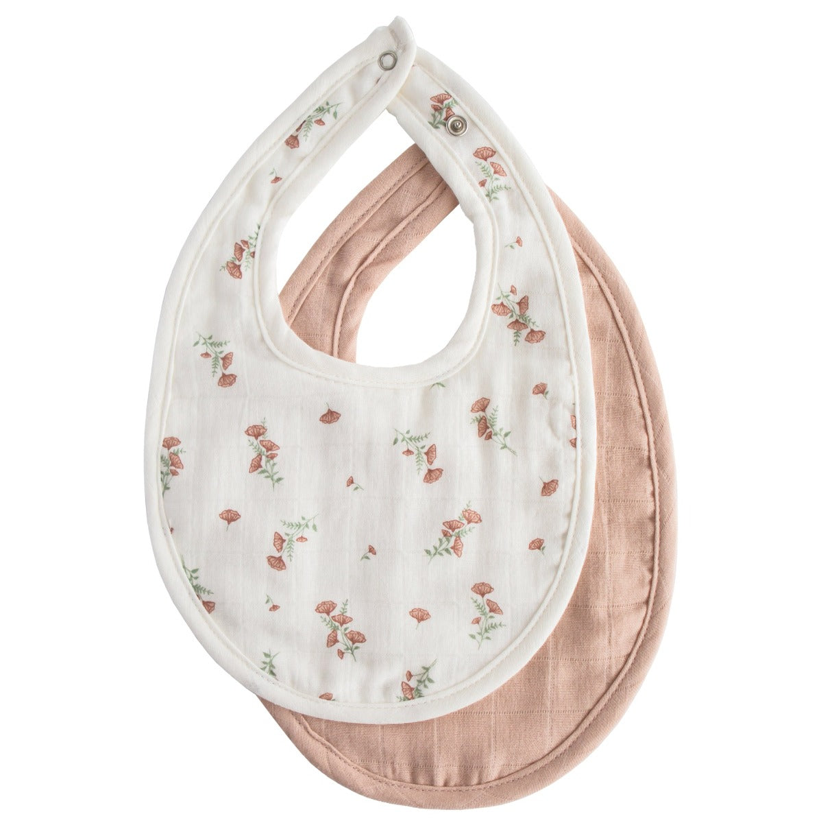 Mushie Muslin Baby Bib, 2pk (6 Designs) - Pupsik Singapore