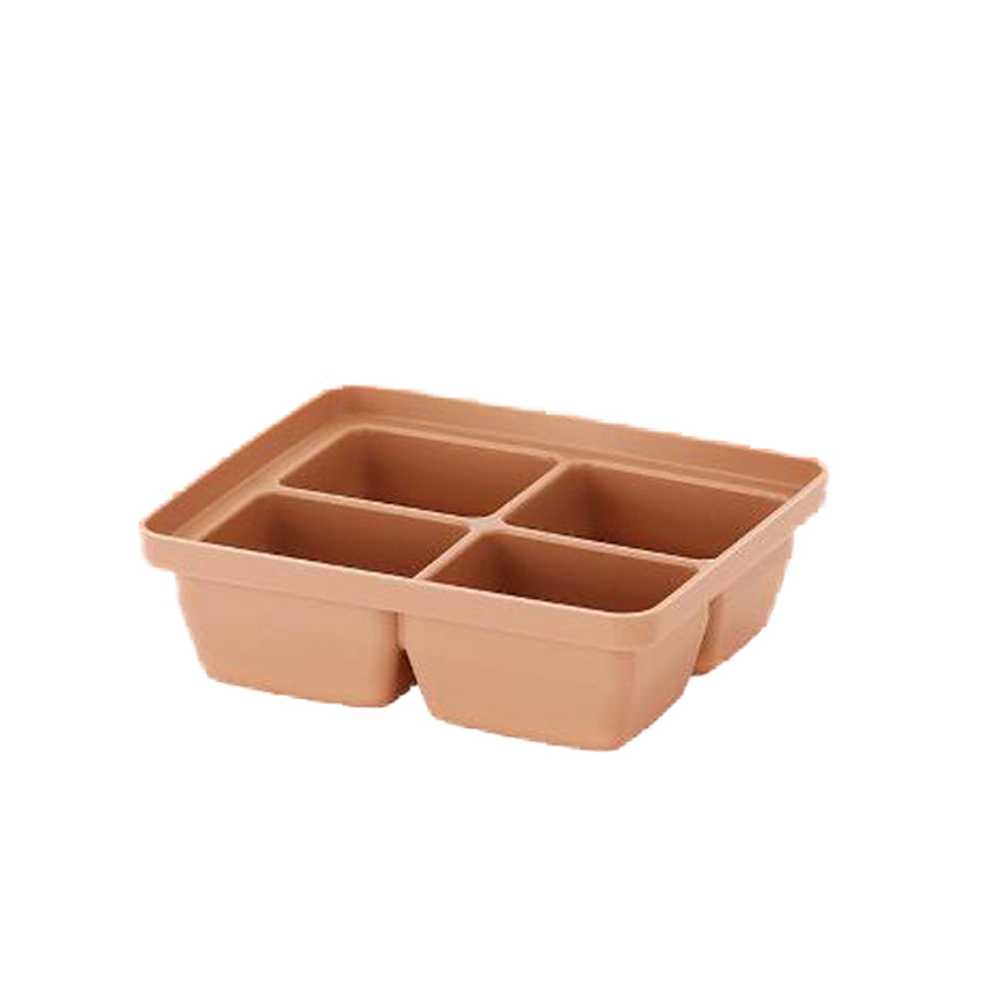 Moyuum Silicone Baby Food Freezer Tray, 4 cubes (2 Colors)