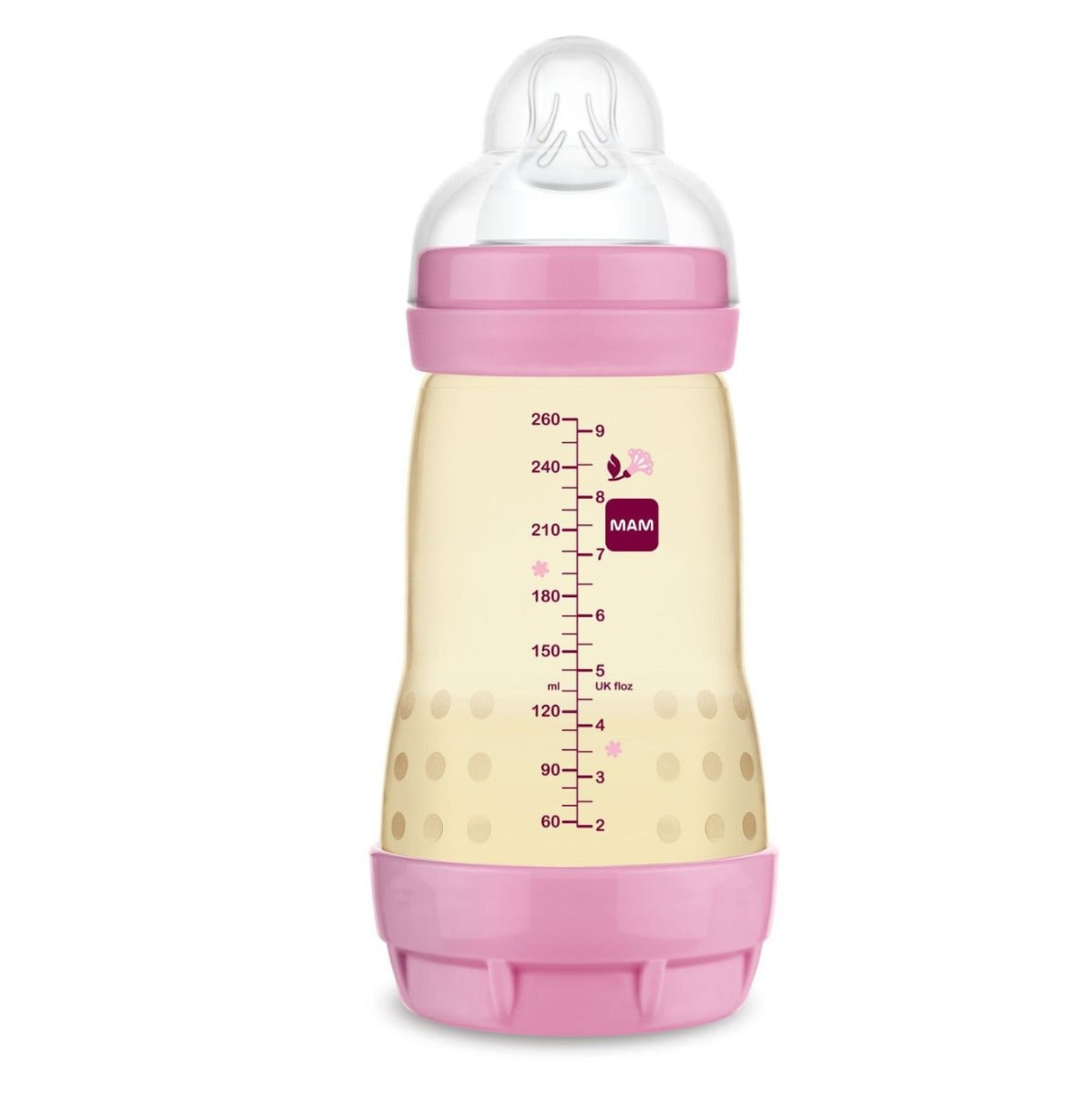 MAM Easy Start Anti-Colic Premium PPSU Milk Bottle, 260ml (3 Assorted Colours) - Pupsik Singapore