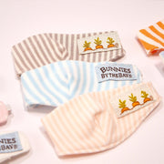 Bunnies By The Bay Toy Face Mask - Gray Pinstripe