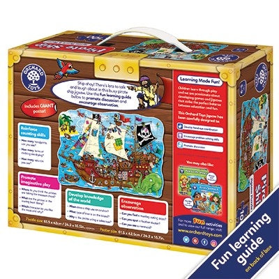 Orchard Toys Pirate Ship Jigsaw Puzzle & Poster