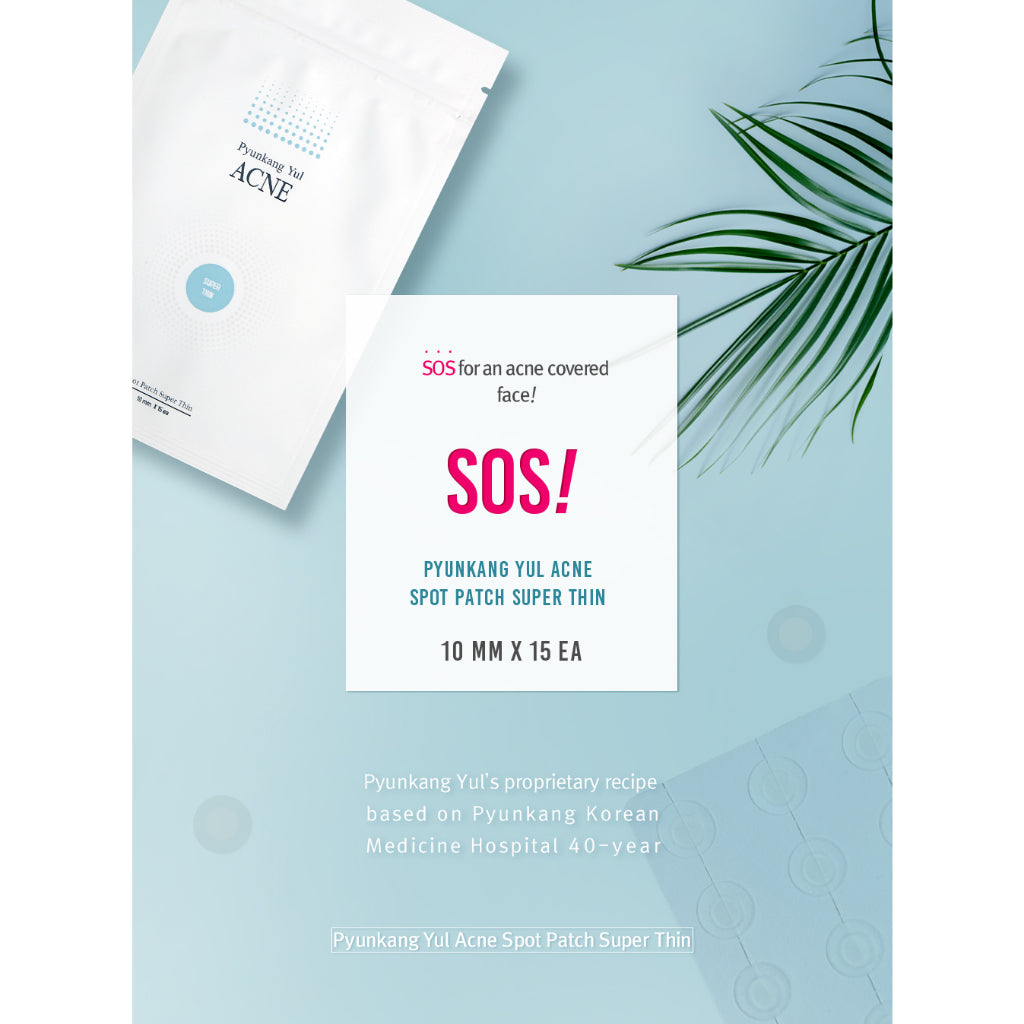 Pyunkang Yul Acne Spot Patch Super Thin, 1 Sheet 15 patches (Exp 11/26)