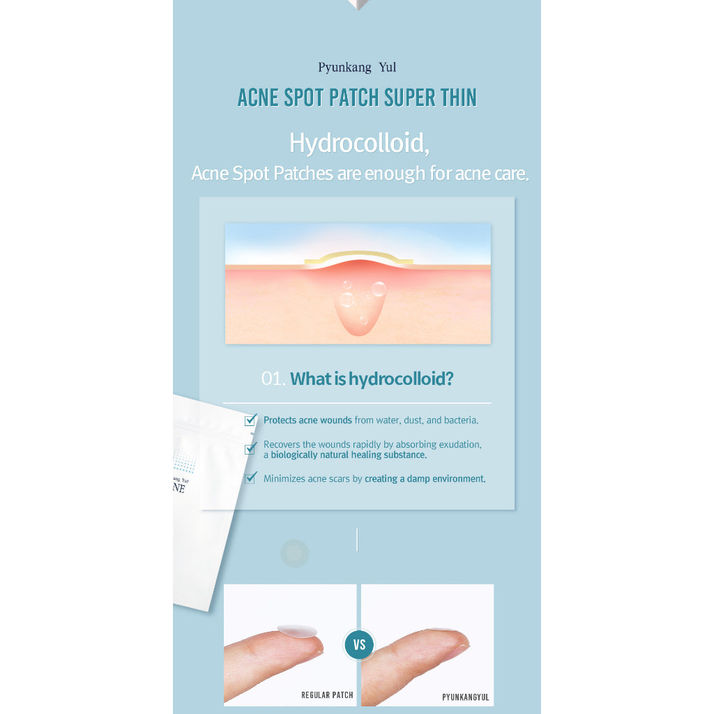 Pyunkang Yul Acne Spot Patch Super Thin, 1 Sheet 15 patches (Exp 11/26)