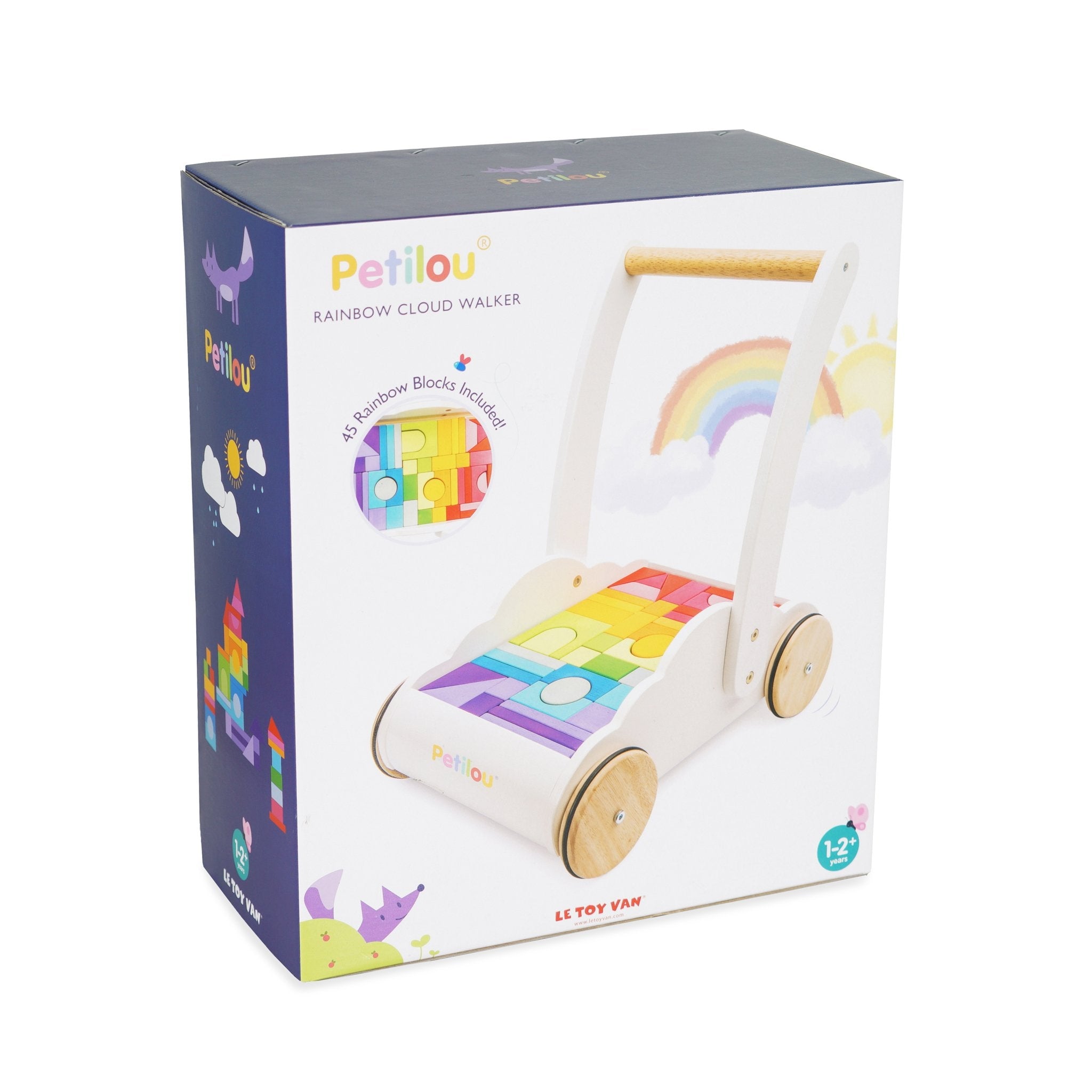 Le Toy Van Rainbow Cloud Baby Walker