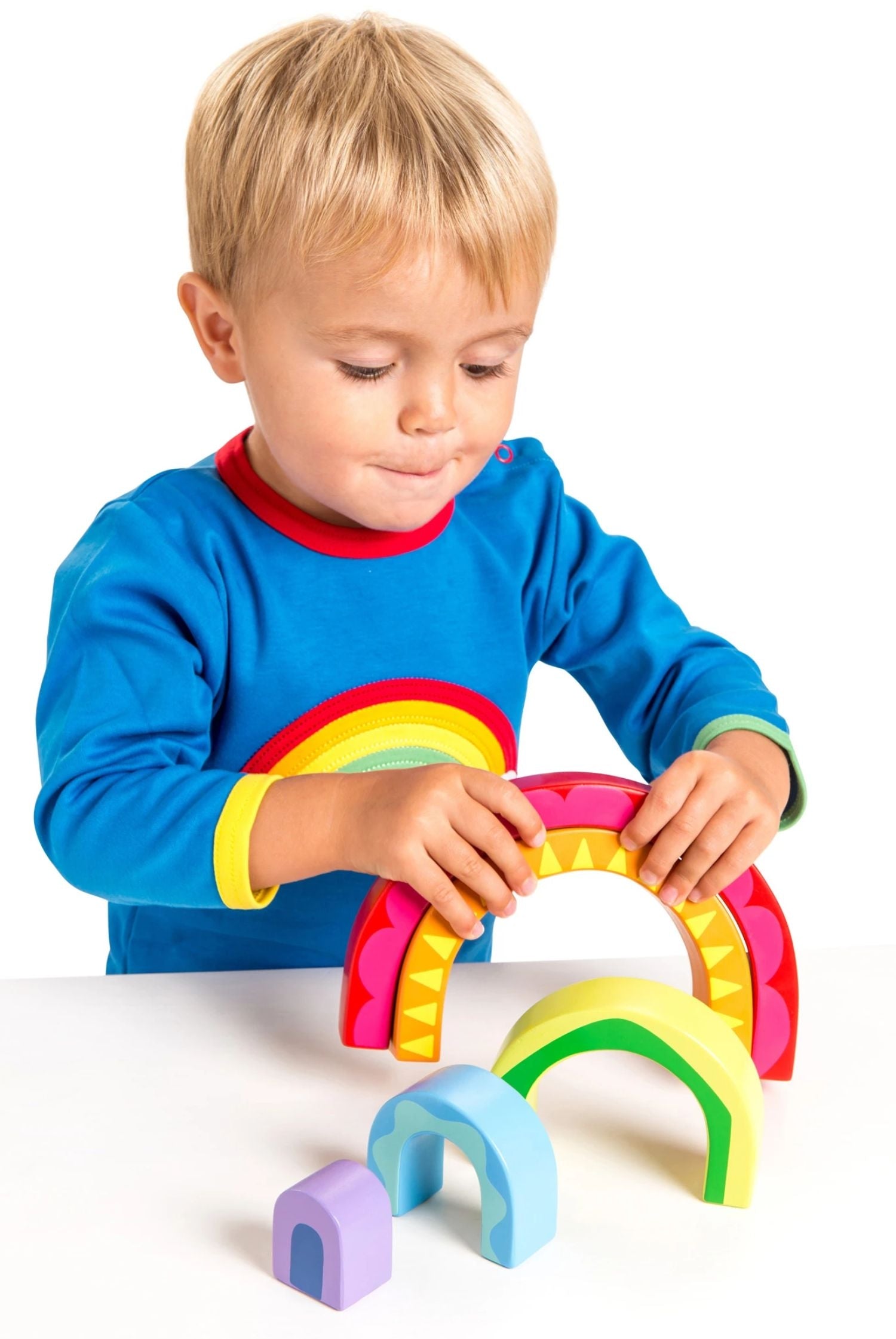 Le Toy Van Rainbow Tunnel Blocks