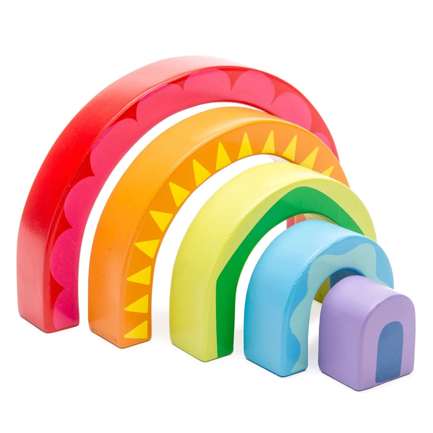 Le Toy Van Rainbow Tunnel Blocks