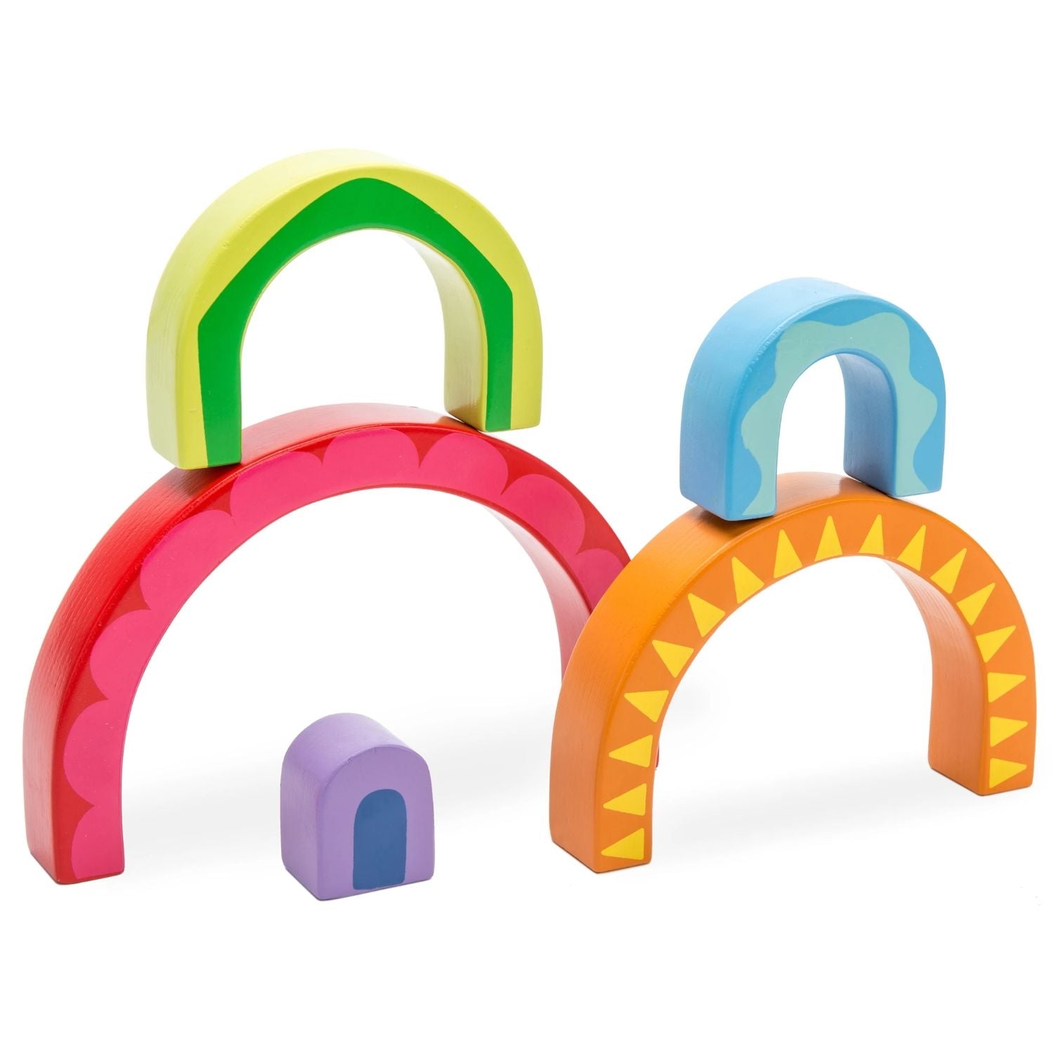 Le Toy Van Rainbow Tunnel Blocks