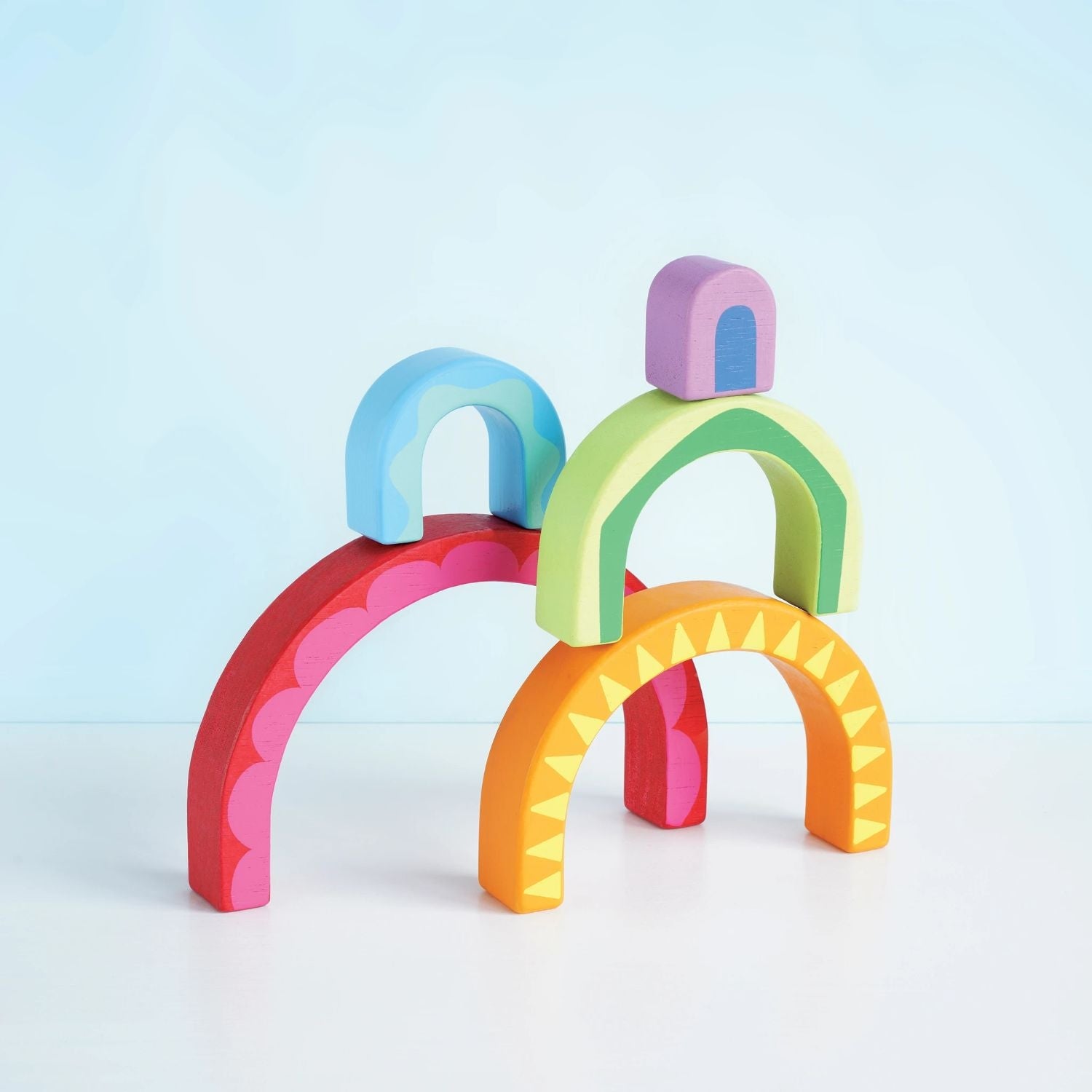 Le Toy Van Rainbow Tunnel Blocks
