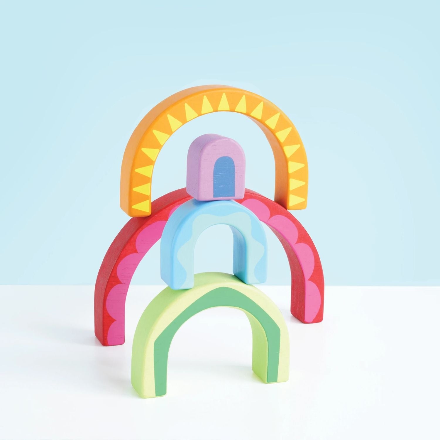 Le Toy Van Rainbow Tunnel Blocks