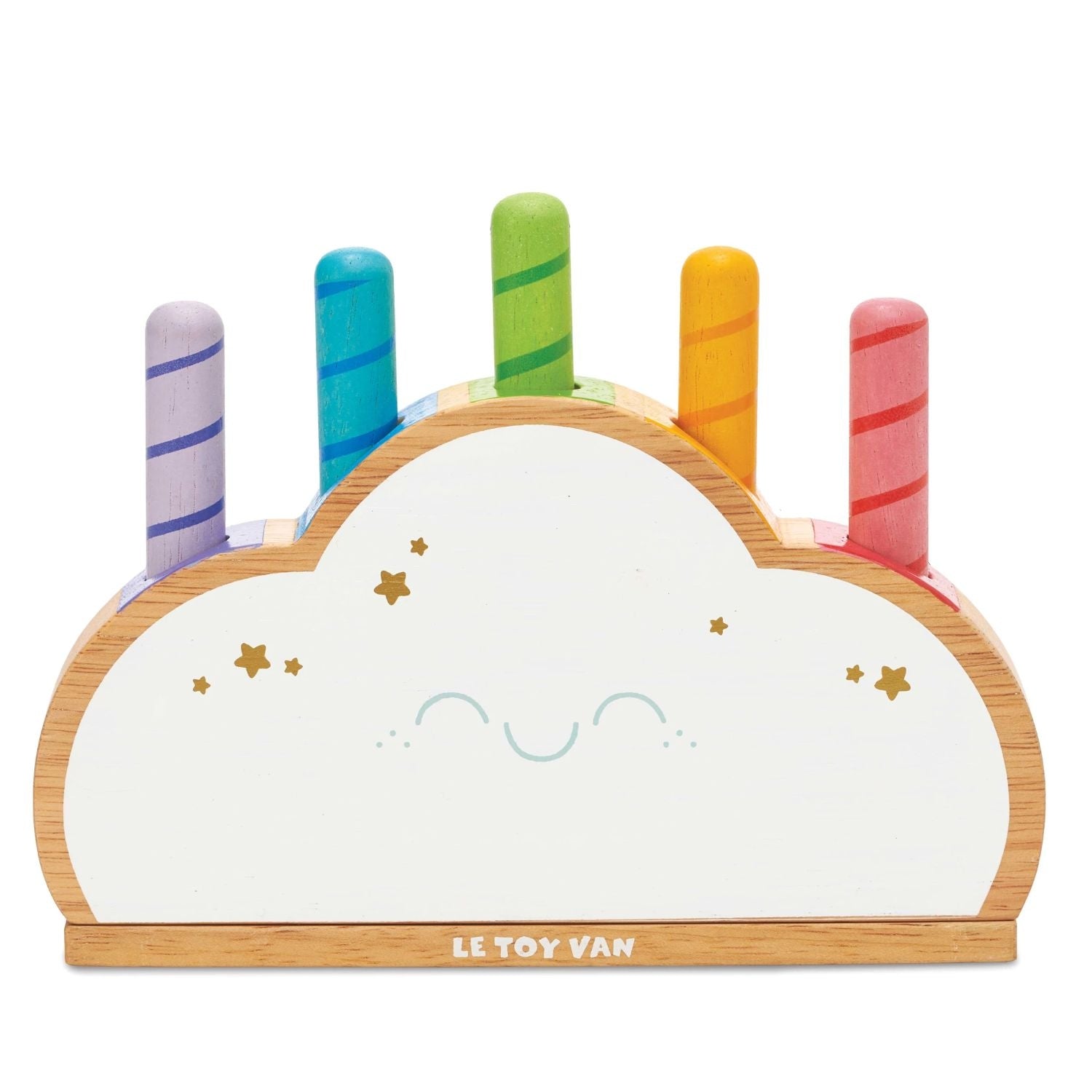 Le Toy Van Rainbow Cloud Pop Wooden Sorter