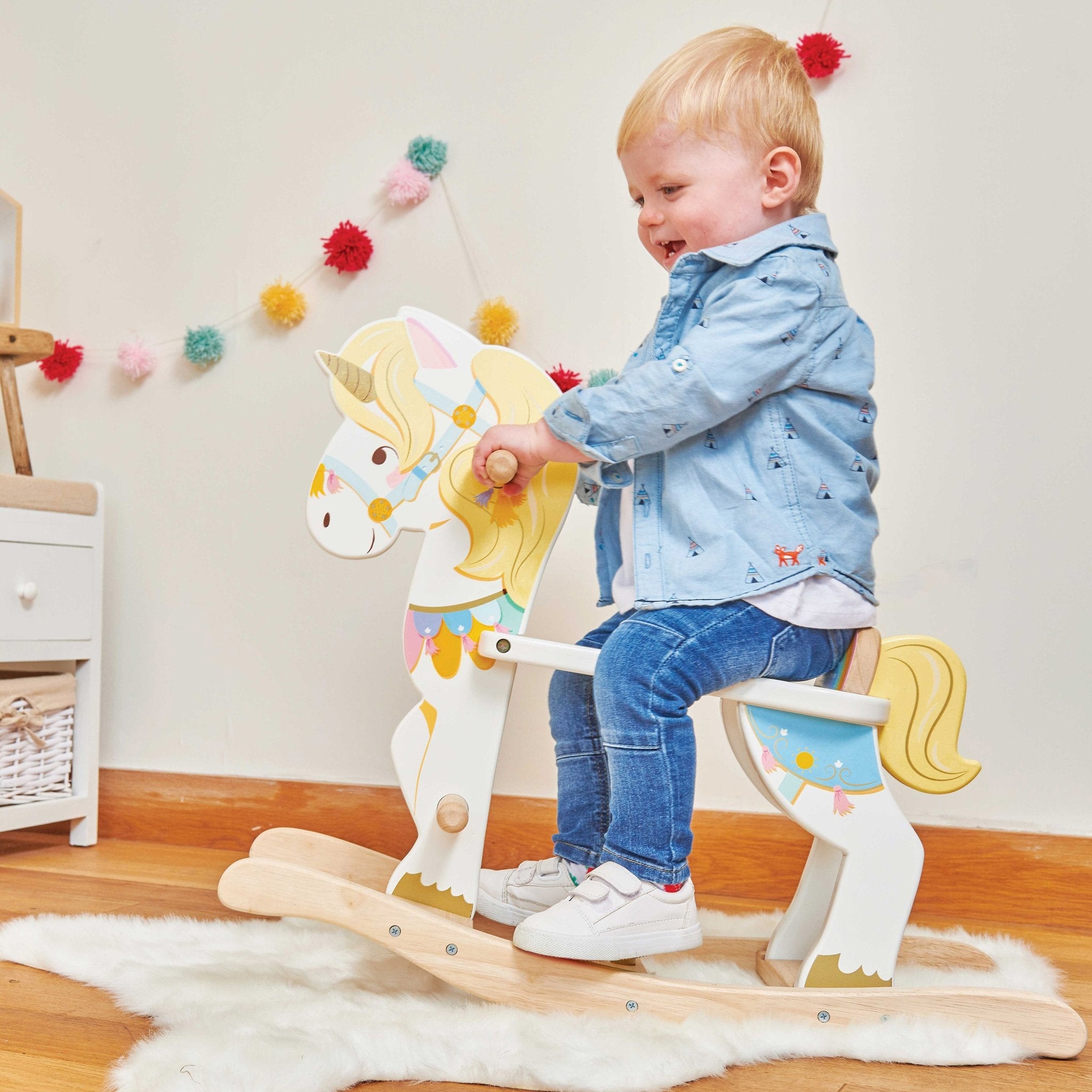Le Toy Van Wooden Rocking Unicorn
