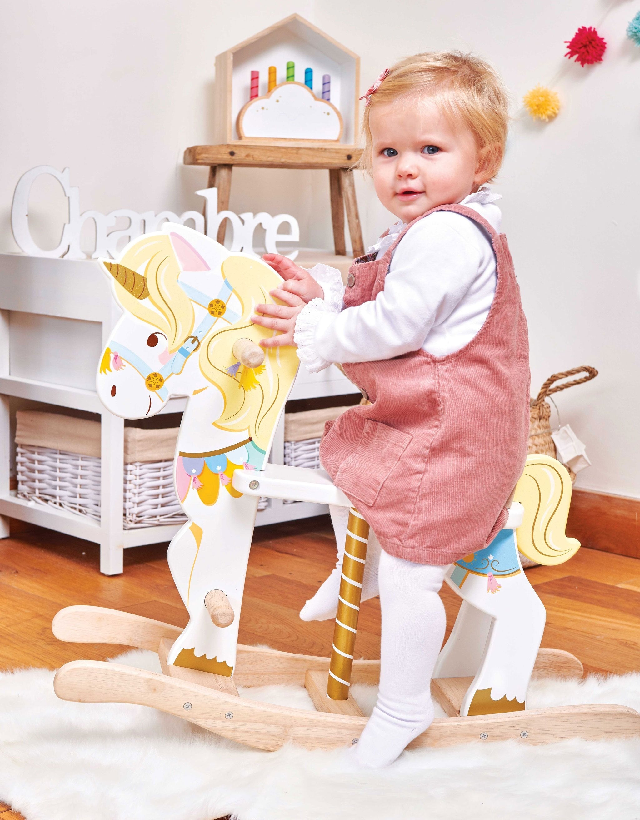 Le Toy Van Wooden Rocking Unicorn