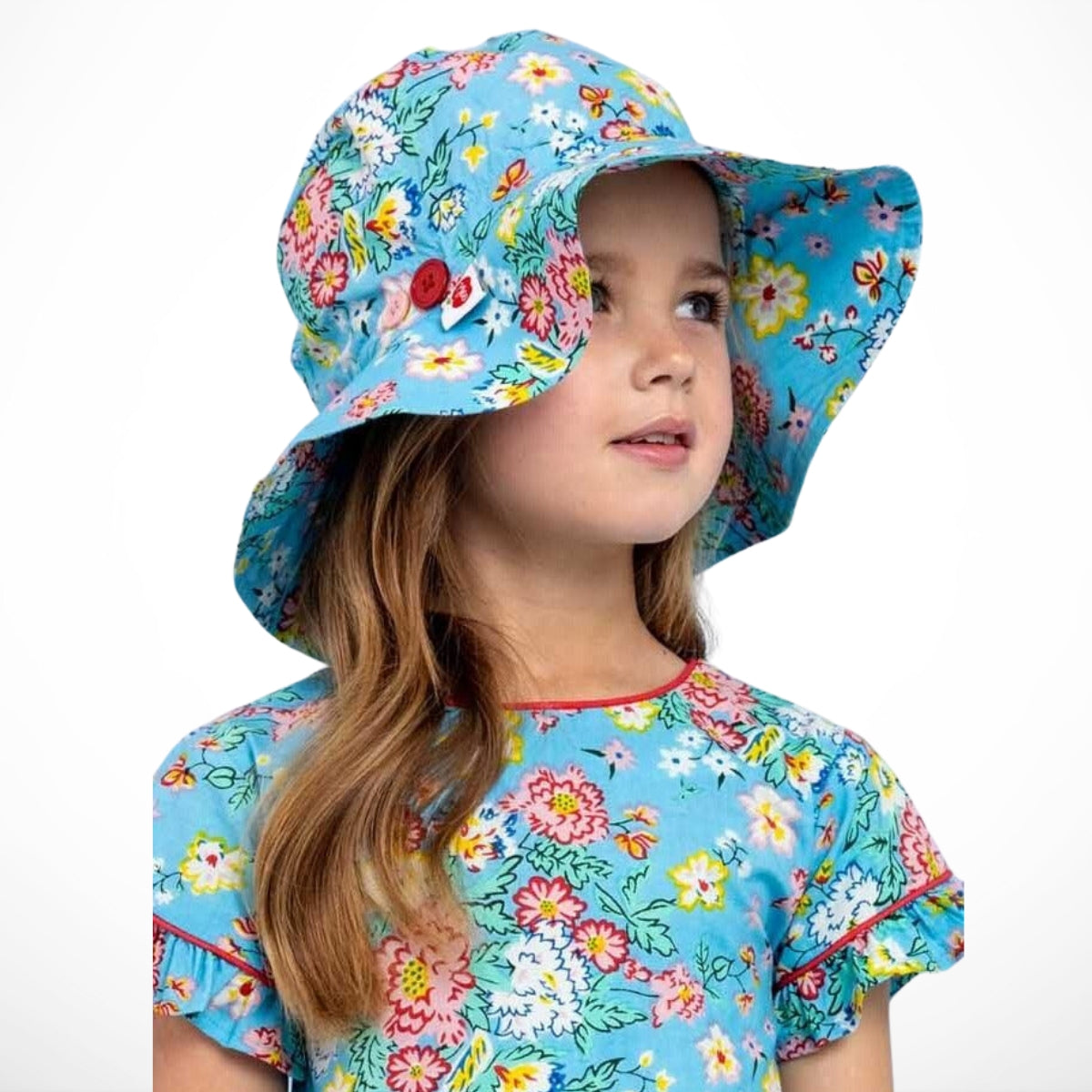 Oobi Cornflower Meadow Chloe Hat (2 Sizes)