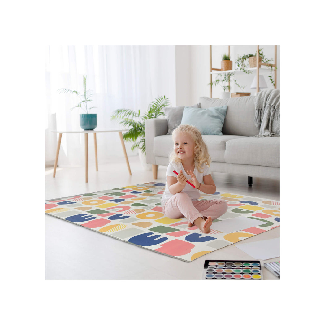 Oribel PurePlay Antibac Foldable Playmat - 150 x 200cm (2 Designs) - Pupsik Singapore