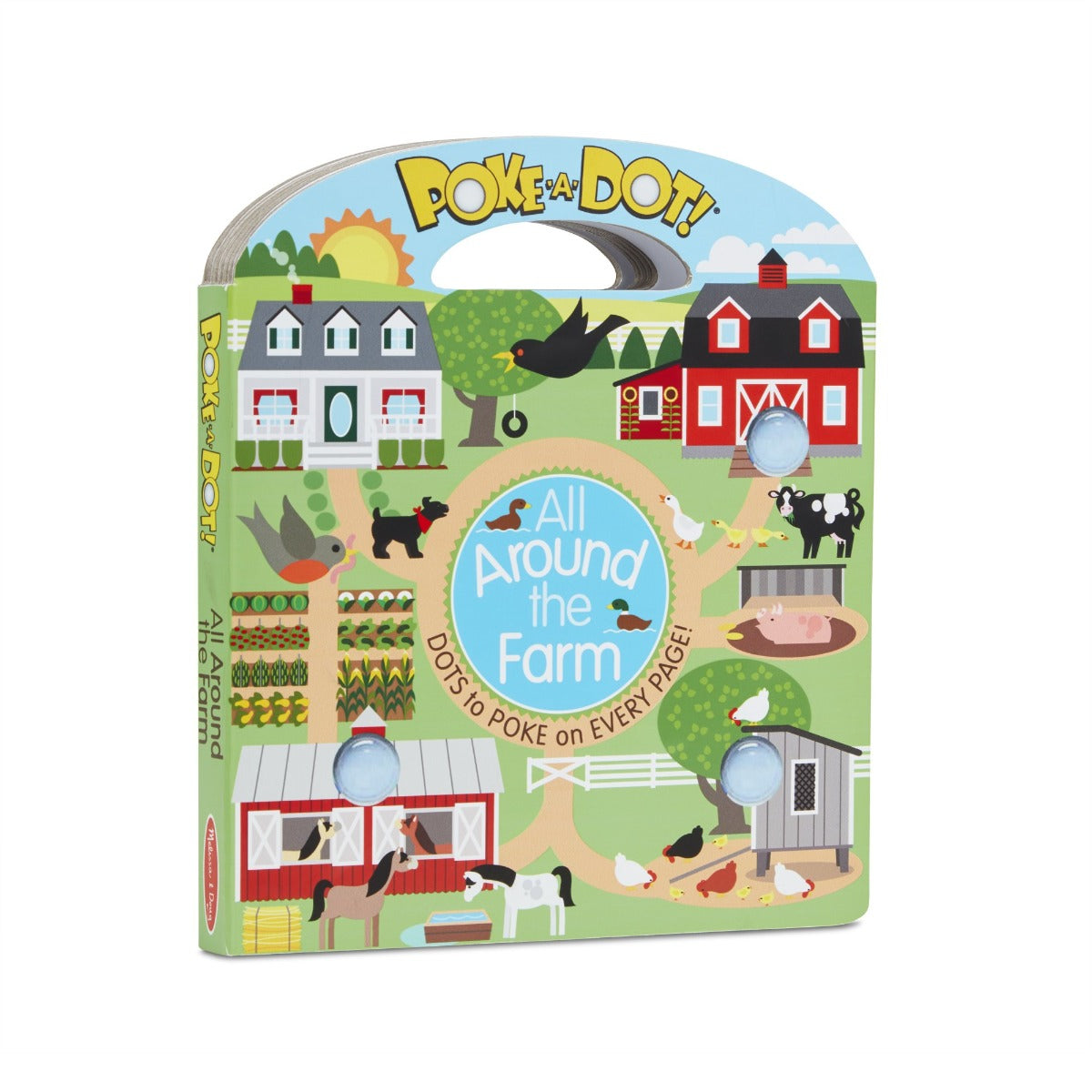 Melissa & Doug Poke-A-Dot Board Carry Book (2 Titles)