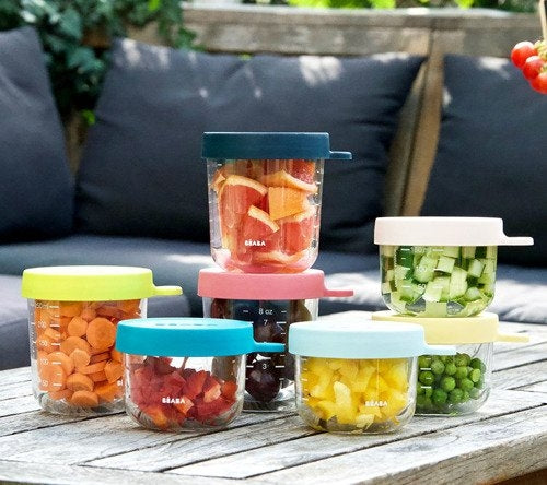 Beaba Conservation Glass Jar, 150ml (3 Colours)