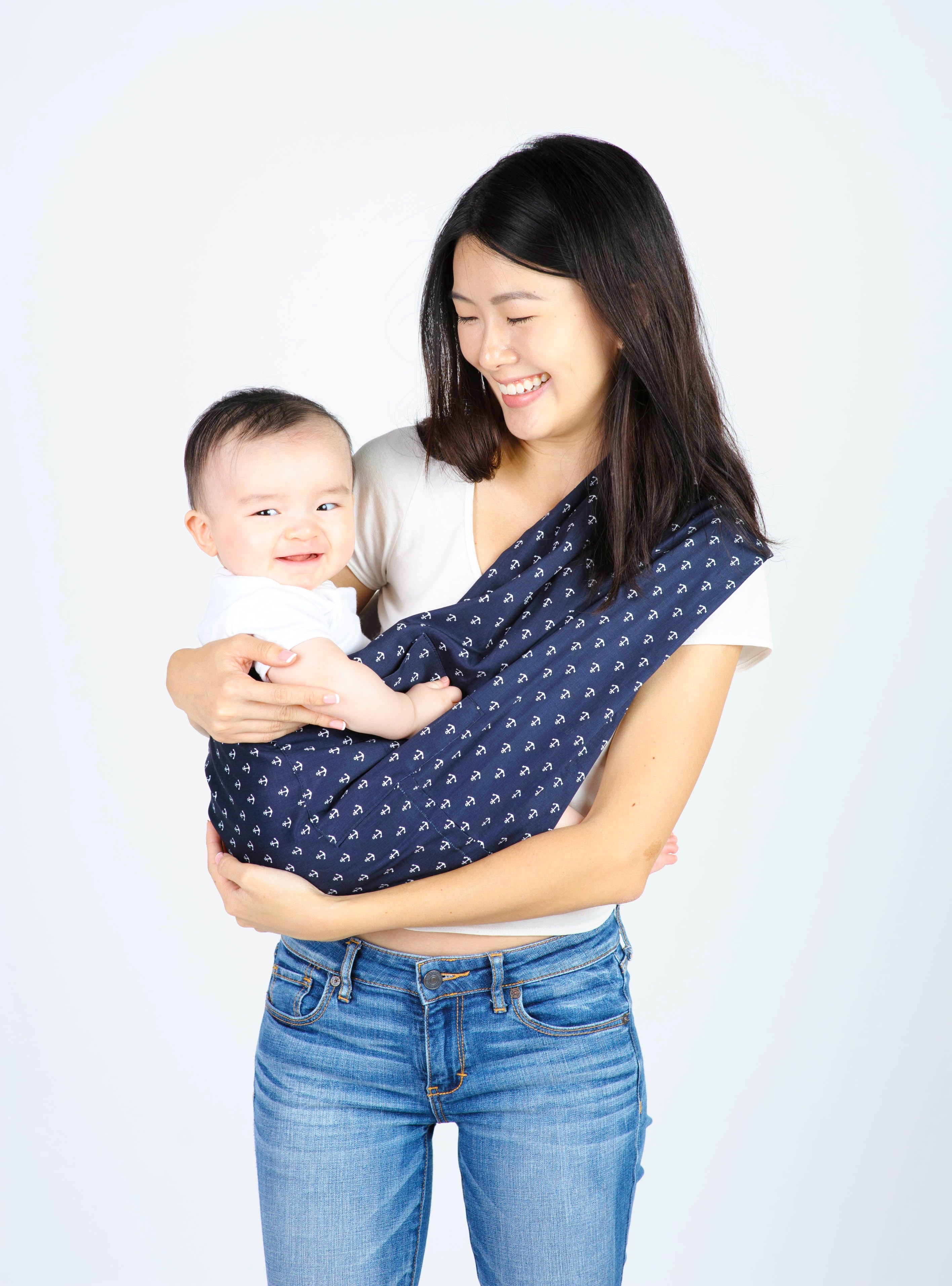 Pupsik Pouch Baby Sling - Out to Sea