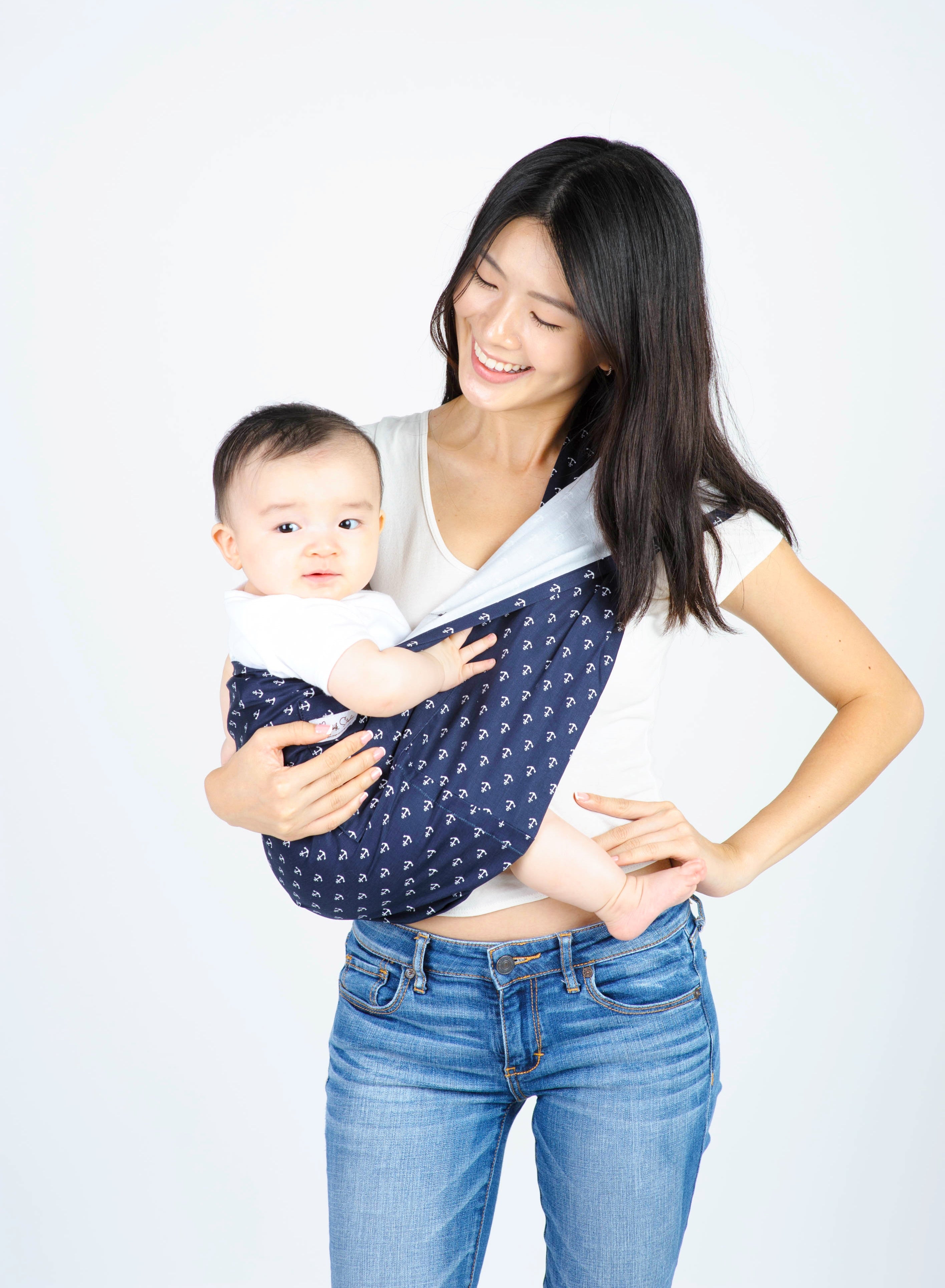 Pupsik Pouch Baby Sling - Out to Sea
