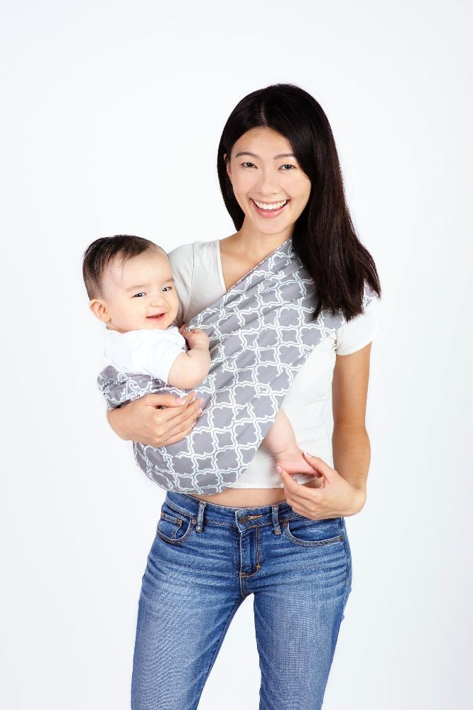 Pupsik Pouch Baby Sling - Pewter