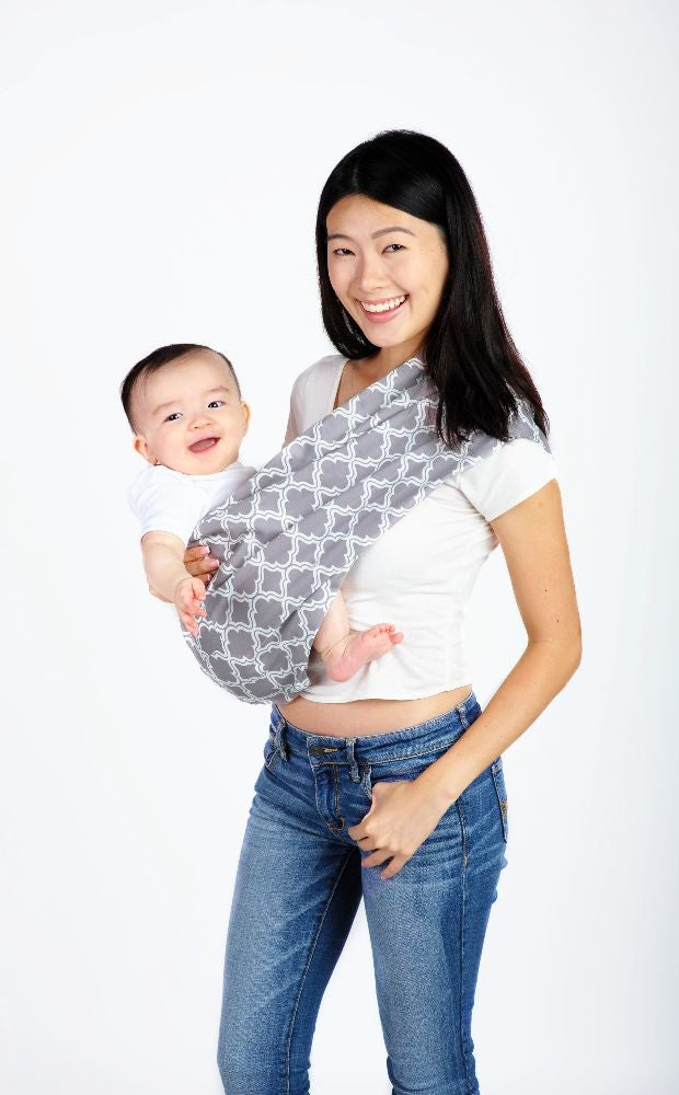 Pupsik Pouch Baby Sling - Pewter