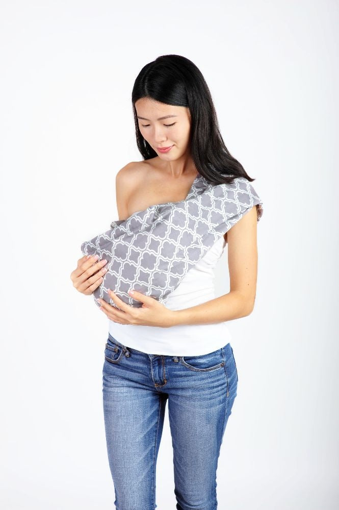 Pupsik Pouch Baby Sling - Pewter