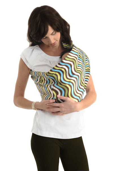 Pupsik Pouch Baby Sling - Bahamas Waves