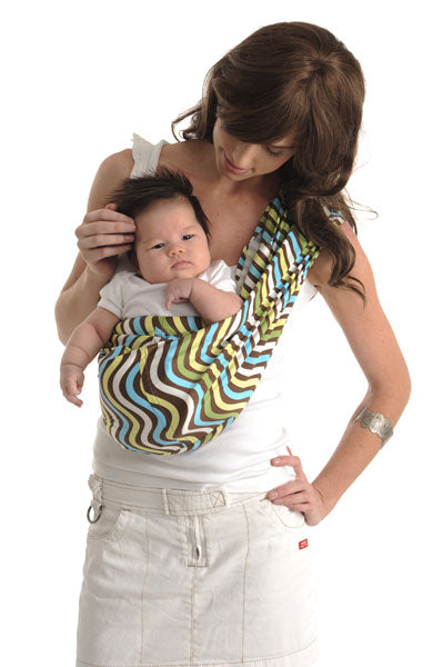 Pupsik Pouch Baby Sling - Bahamas Waves